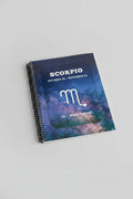 Scorpio 52-Week journal with a grey background.