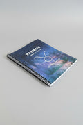 Taurus 52-Week Zodiac Spiral-Bound Journal with a grey studio background.