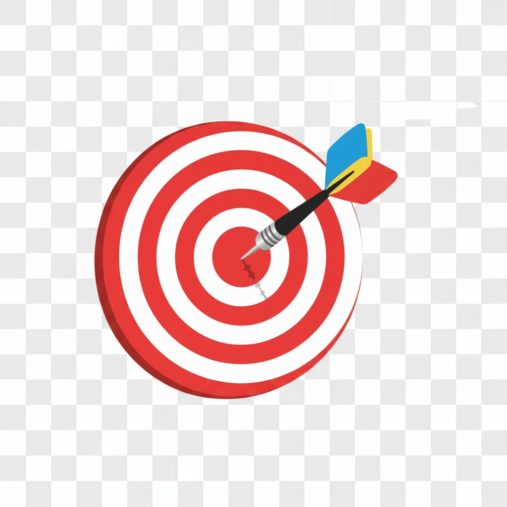 A bulls eye for personal growth and goal setting